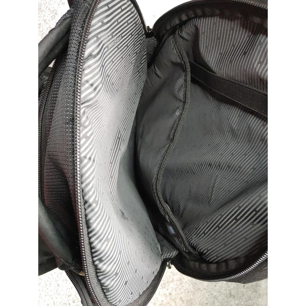 SwissGear 5698 Laptop Backpack Black Luggage Travel Tech Pockets Tactical 18x12